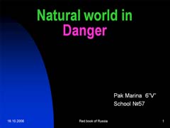 naturalworld in danger